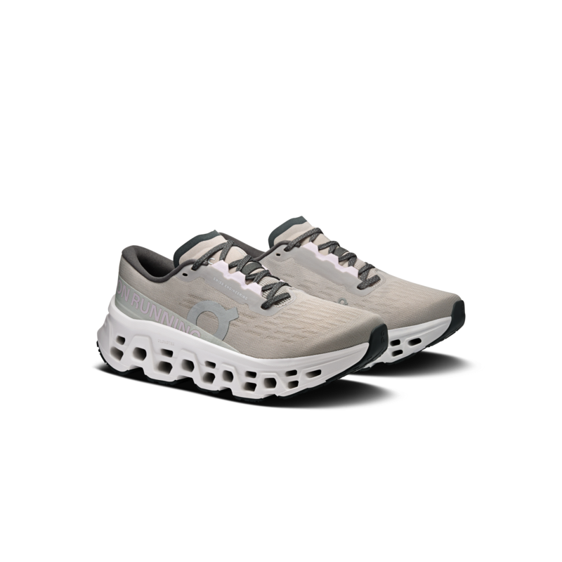 On cloudmonster 3 Truffle/ivory