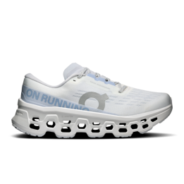 On cloudmonster 3 White/frost