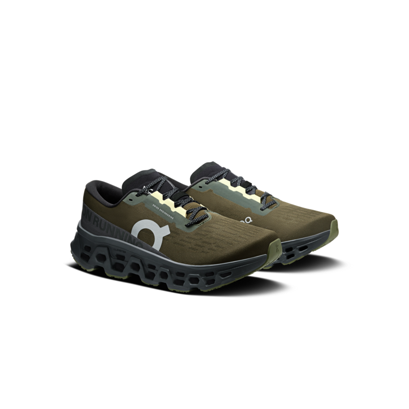 On cloudmonster 3 Olive/eclipse