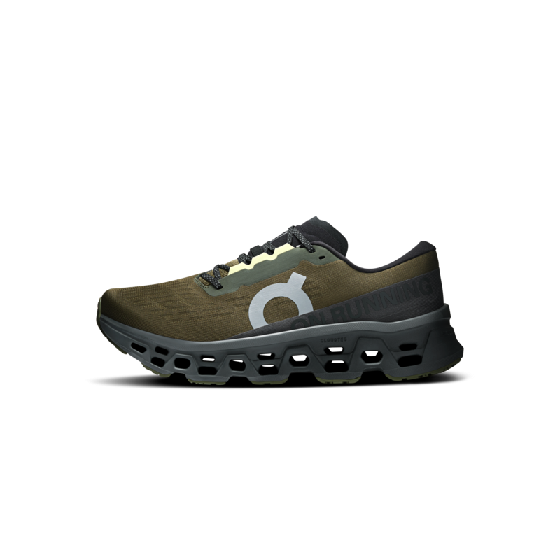 On cloudmonster 3 Olive/eclipse