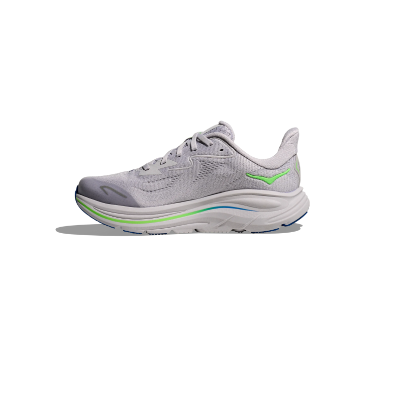 Hoka clifton 10 Ash grey/neon green
