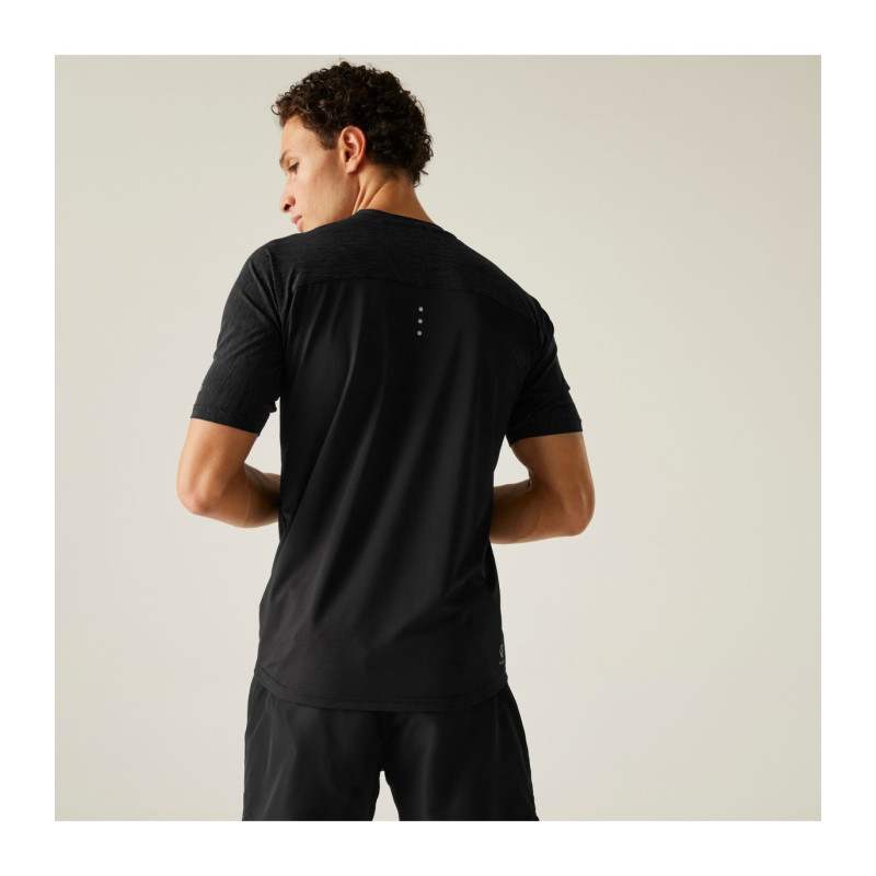 Dare2b power up tee black marl