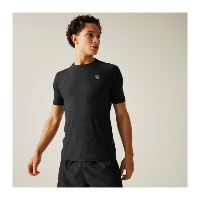 Dare2b power up tee black marl