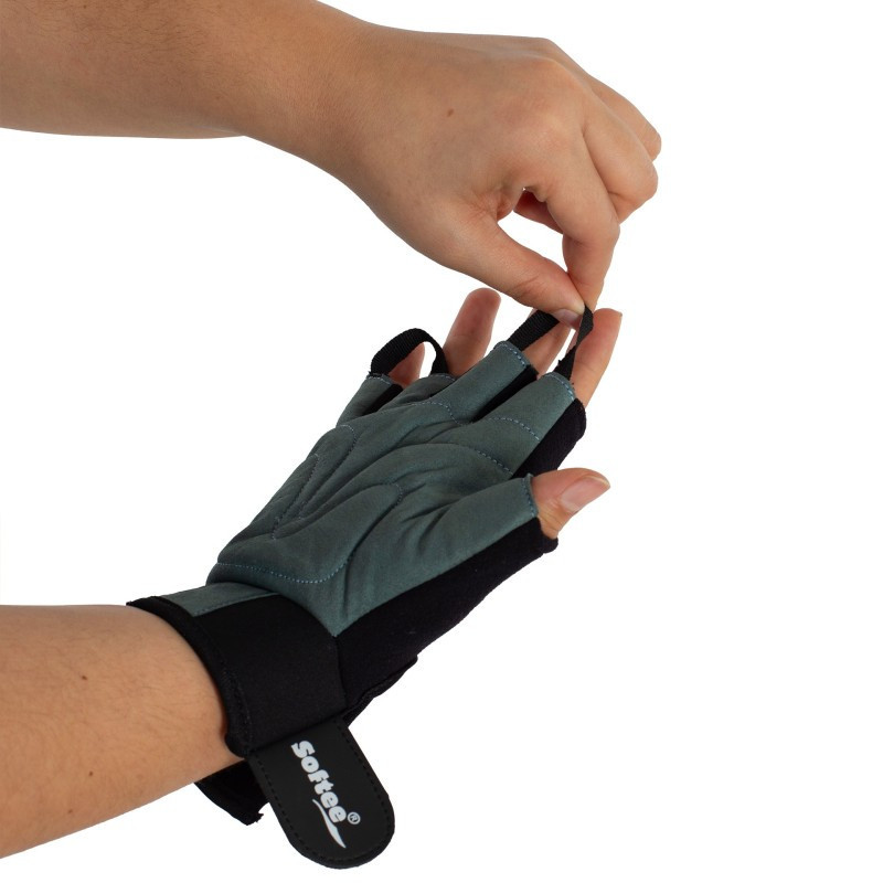 Softee fitness gloves Black/white