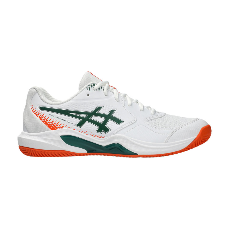 Asics Gel-dedicate 9 padel W white/Jewell green