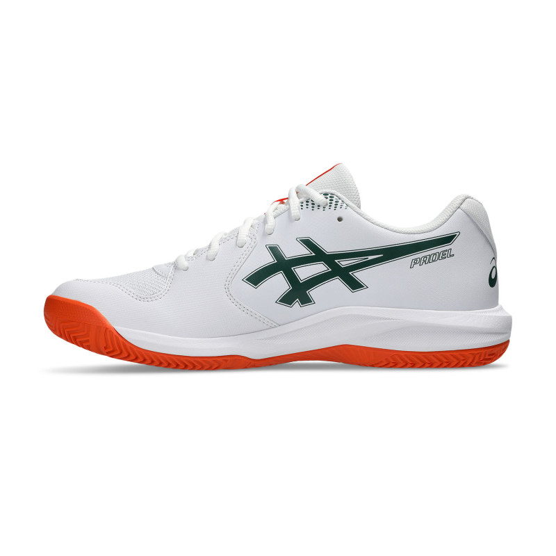 Asics Gel-dedicate 9 padel W white/Jewell green