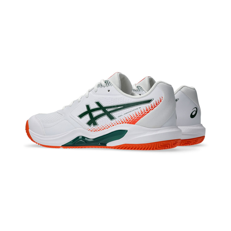Asics Gel-dedicate 9 padel W white/Jewell green