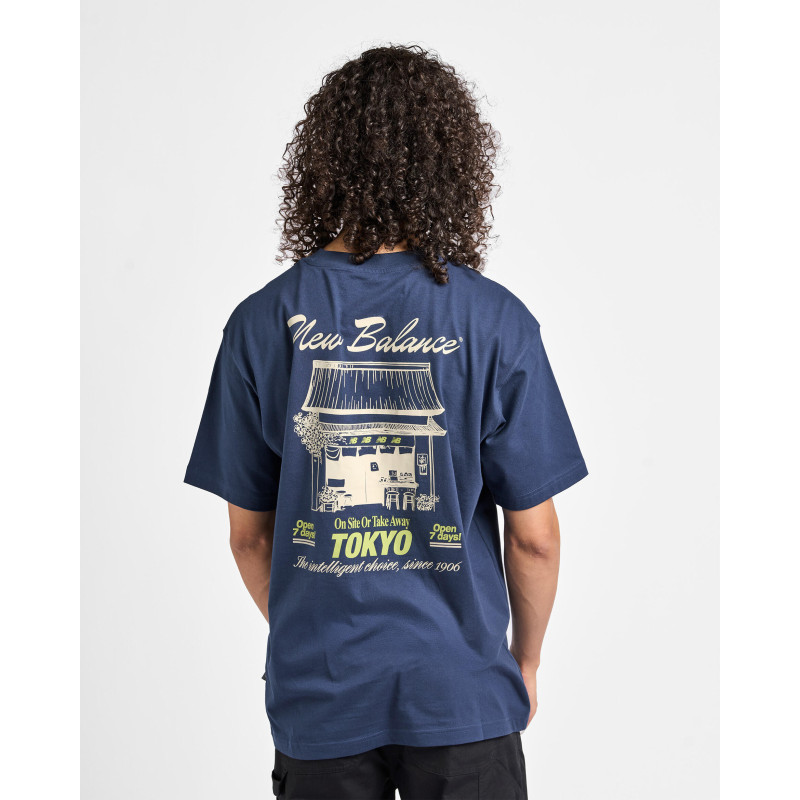 New balance Grab a bite Tokio T-shirt Navy