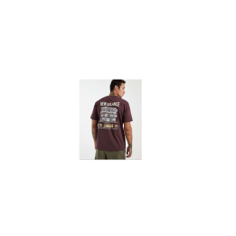 New balance Grab a bite London T-shirt Burgundi