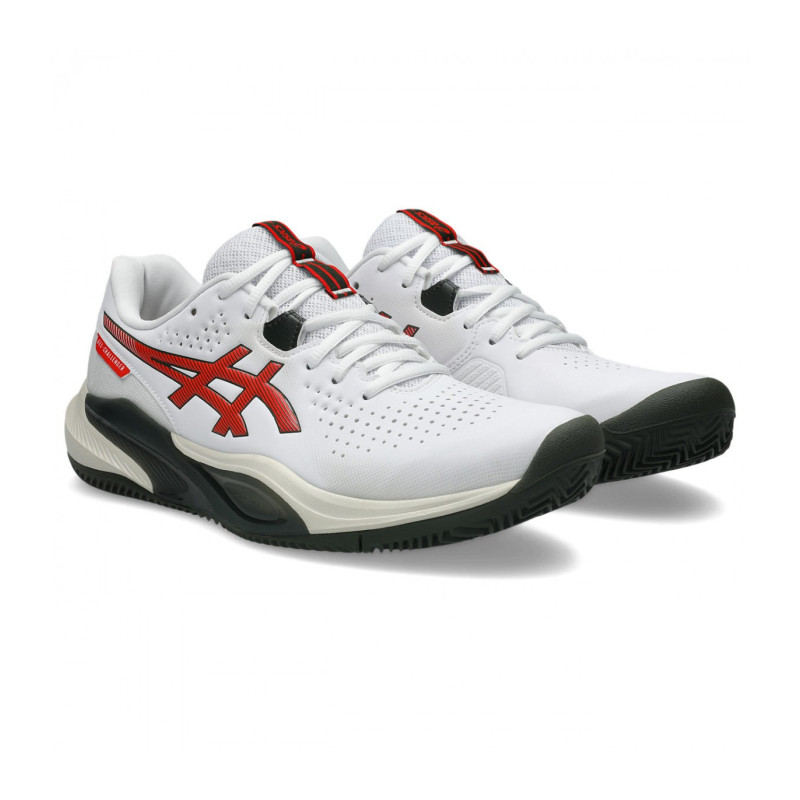 Asics gel-challenger 15 clay white/cherry tomato