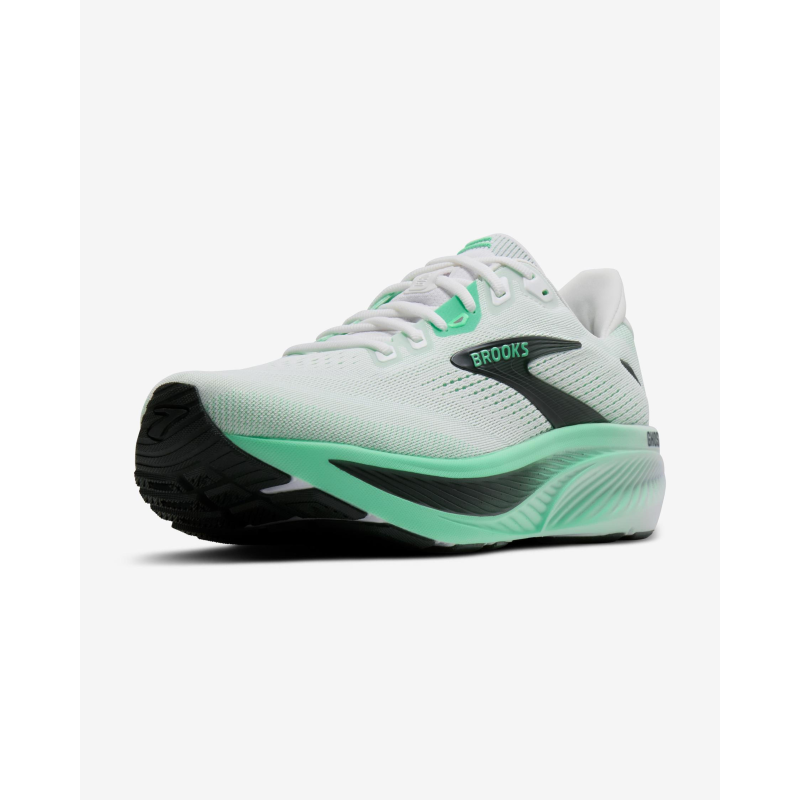 Brooks Ghost 18 white/spring bud/spruce