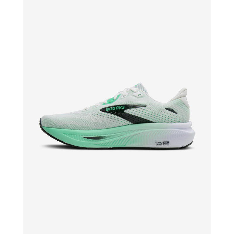 Brooks Ghost 18 white/spring bud/spruce