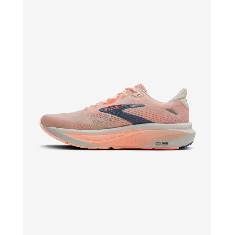 Brooks Ghost 18 Star white/cyber peach/grey