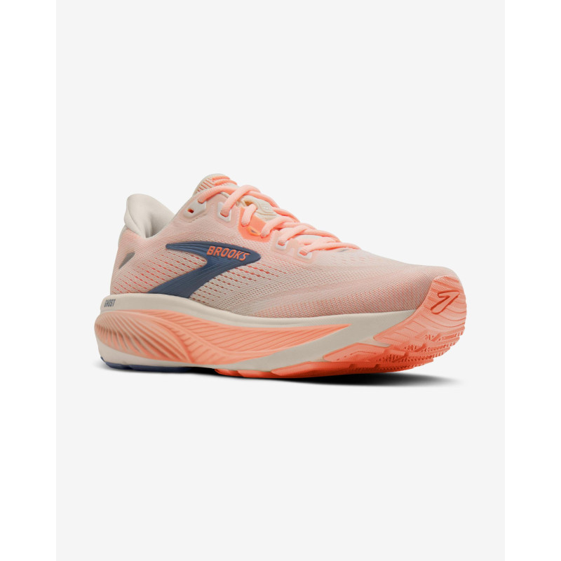 Brooks Ghost 18 Star white/cyber peach/grey