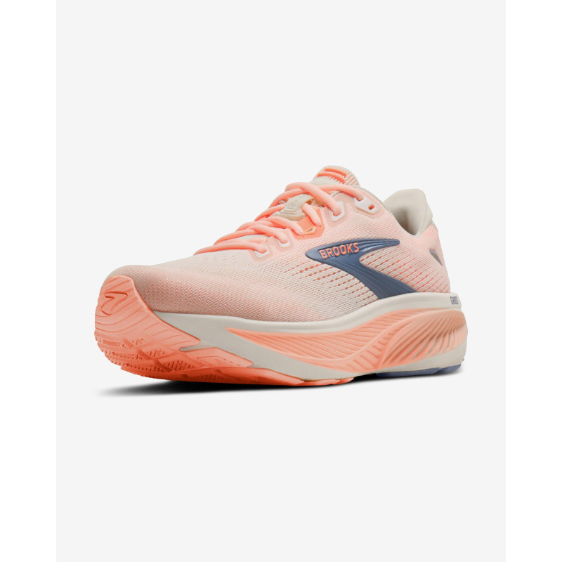 Brooks Ghost 18 Star white/cyber peach/grey