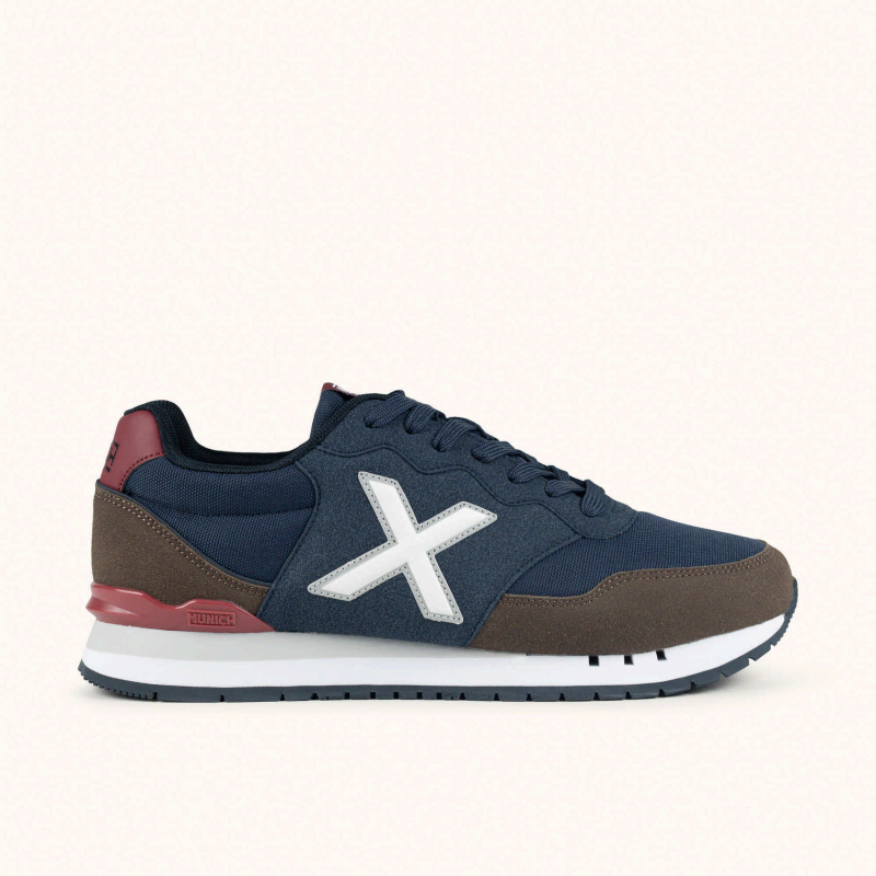 Munich Dash 2.0 295 Navy/brown/ burgundy