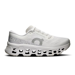 On cloudmonster 3 White/wolf