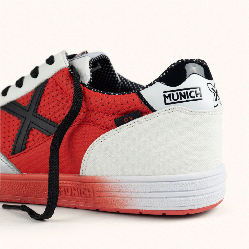 Munich G3 471 white/red/silver