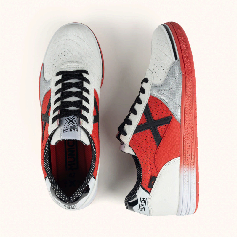 Munich G3 471 white/red/silver