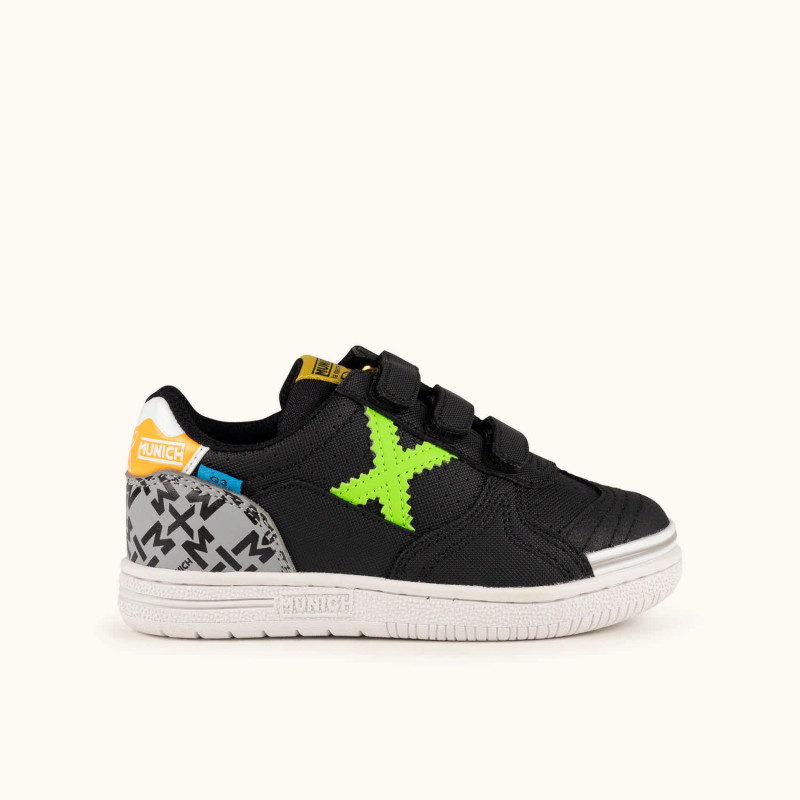 Munich G-3 kid vco 467 black/fluor/grey