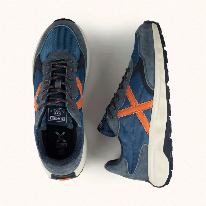 Munich babel 14 navy/orange