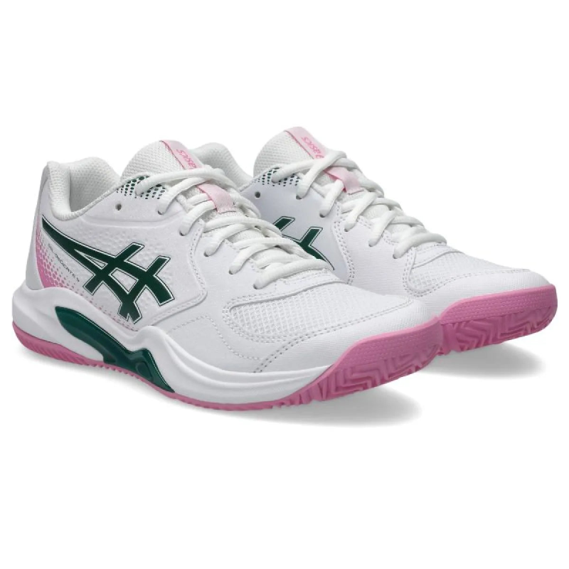 Asics Gel-dedicate 9 padel white/jewel green