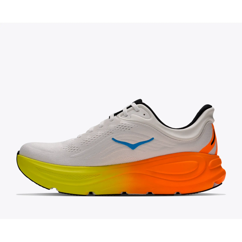 Hoka bondi 9 White/neon/tangerine