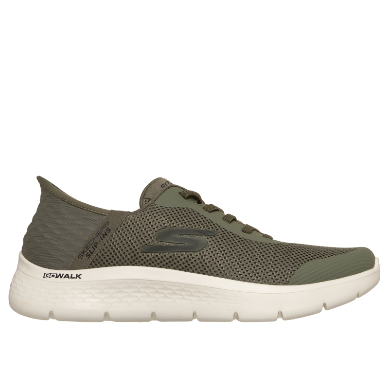 Skechers go walk flex-hands-up Olive/black