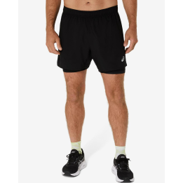 Asics core 2-N-1 5in short black M