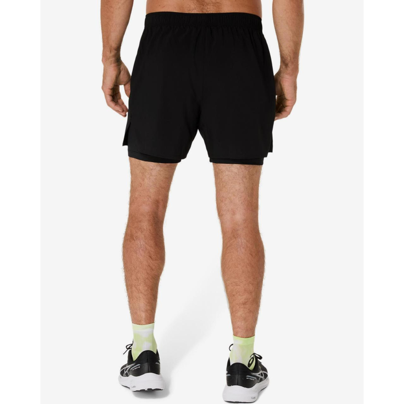 Asics core 2-N-1 5in short black M