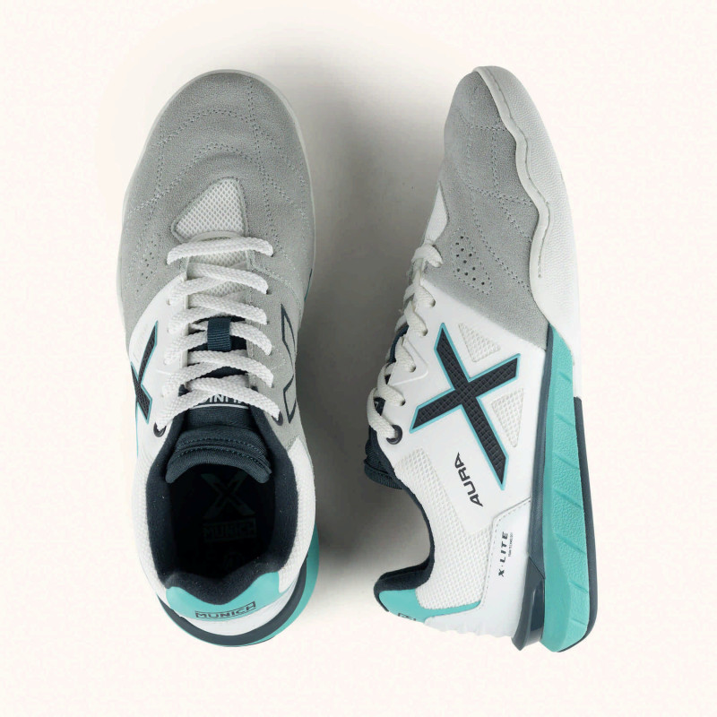Munich Aura 02 white/grey/turquoise
