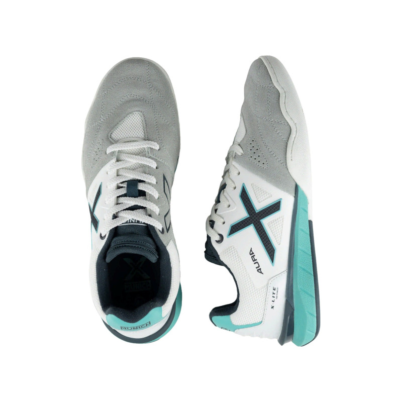 Munich Aura 02 white/grey/turquoise