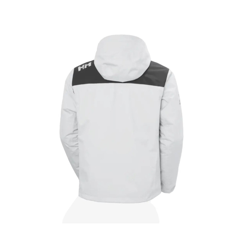 Helly hansen crew hooded pile jacket Grey/black