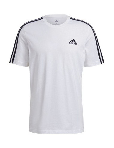 Adidas M 3S SJ T Shirt White/Black