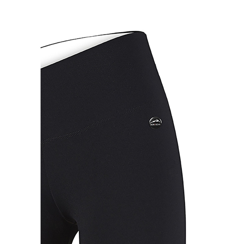 Sontress Legging Negro Cintura Blanca