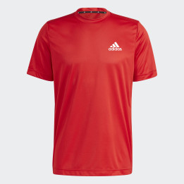 Adidas M pl t scarle/white Tshirt