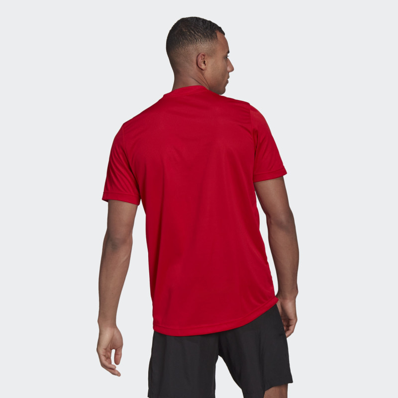 Adidas M pl t scarle/white Tshirt