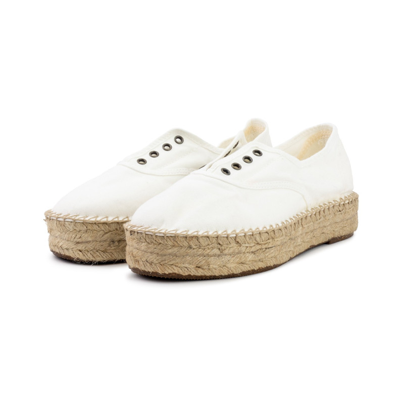 Natural world ingles yute alto tintado blanco (Zen)