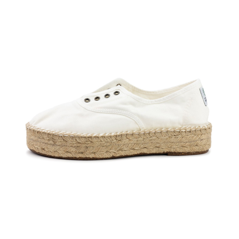 Natural world ingles yute alto tintado blanco (Zen)