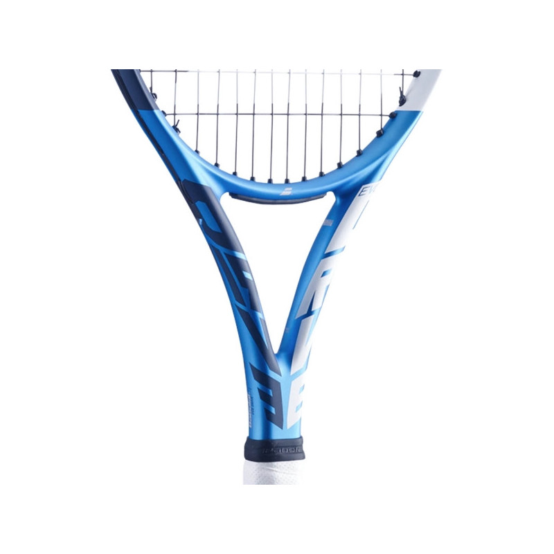 Babolat evo drive strung blue