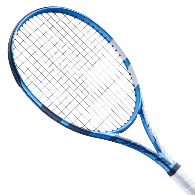 Babolat evo drive strung blue
