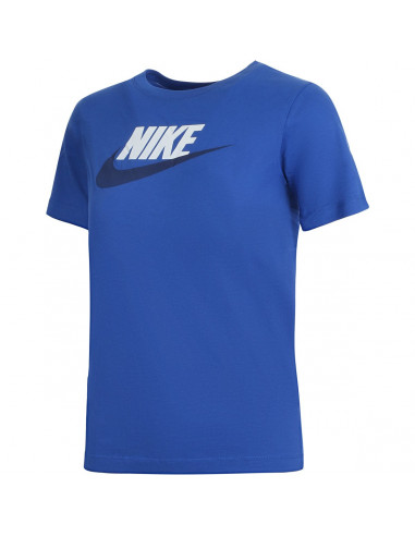 Nike CAmiseta Algodon Jr. Azul