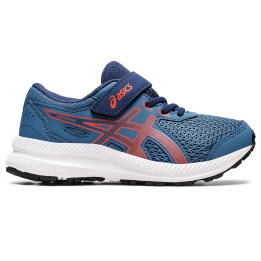 Asics contend 8 ps azure/cherry tomato