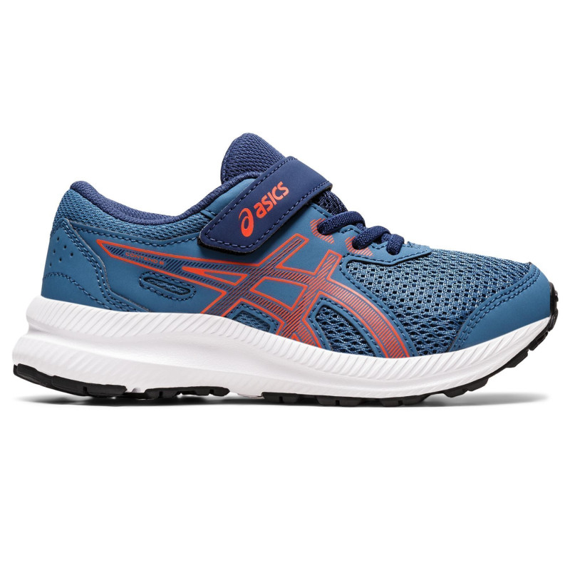 Asics contend 8 ps azure/cherry tomato