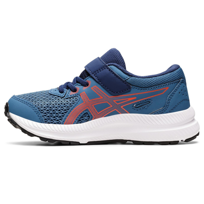 Asics contend 8 ps azure/cherry tomato