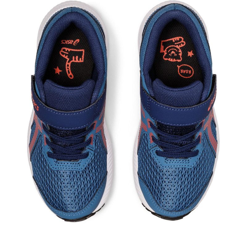 Asics contend 8 ps azure/cherry tomato