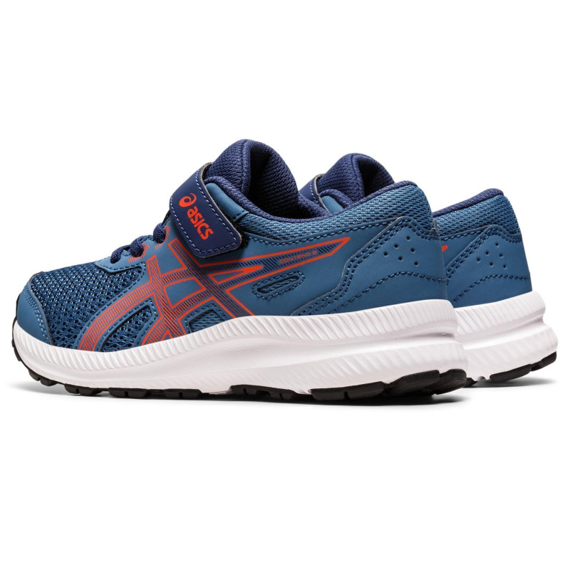 Asics contend 8 ps azure/cherry tomato