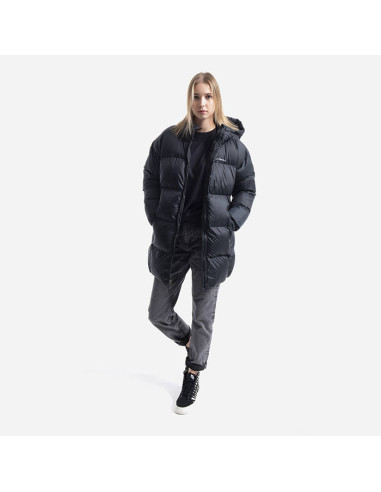 Columbia puffect mid hooded jacket black