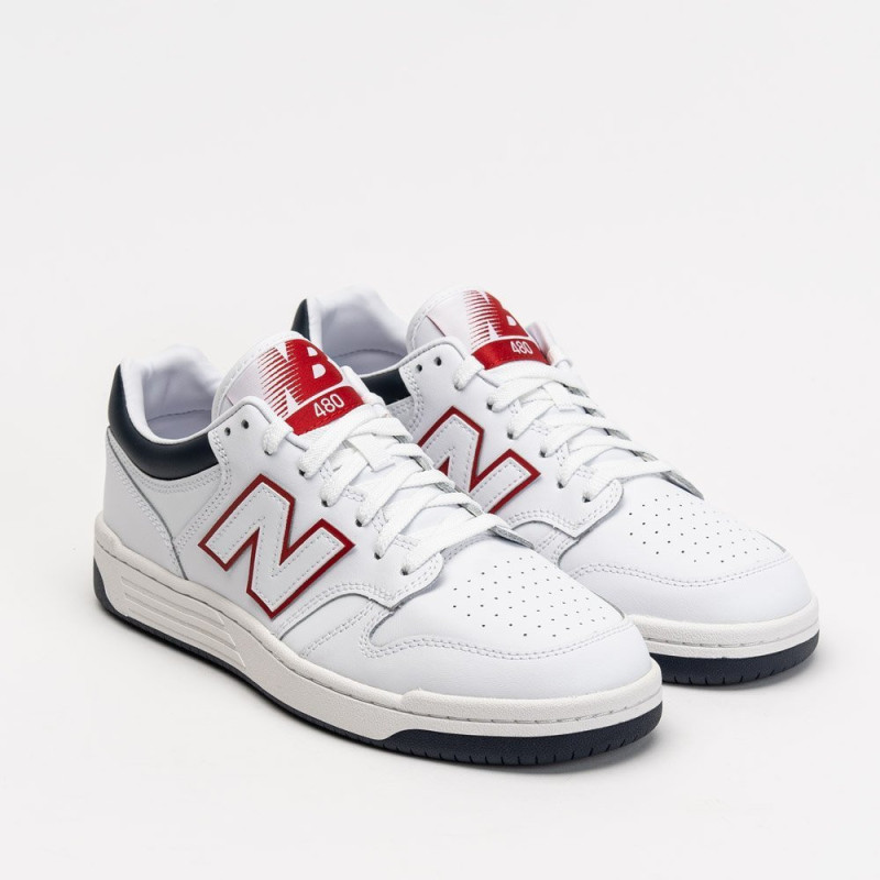 New balance 480 white/navy/red