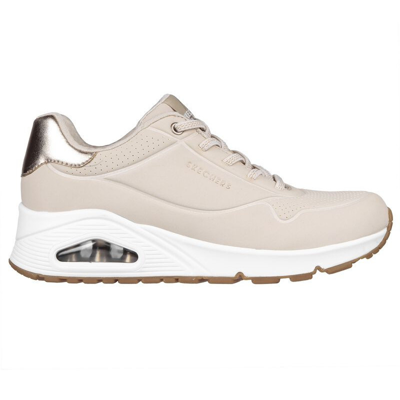 Skechers uno shimmer away natural
